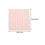 100Pcs Bubble Mailer Pouches Heart Design Shockproof Cushioning Envelopes for Electronics Glassware Mailing Moving Packaging
