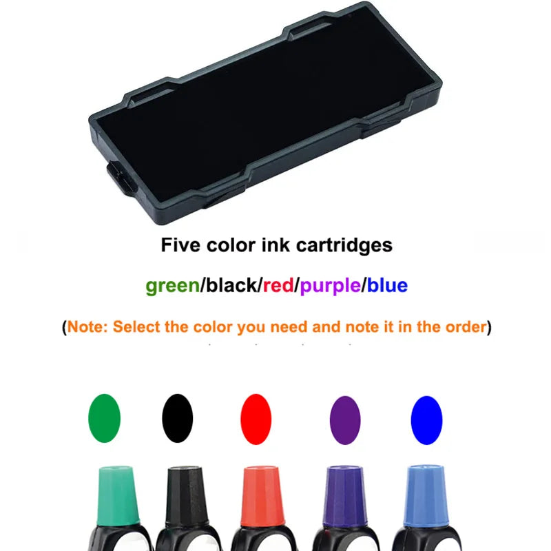 Rectangle Pocket Self Inking Engraving Rubber Stamp Hold DIY Material for Laser Engraving Stamping Machine