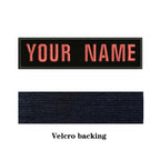 10x2.5cm Embroidery Custom Name Patch Stripes Badge Iron On Or Sew On Or  Patches Clothes