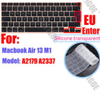 Silicone Keyboard Cover for All MacBook Air/Pro 13 14'15'16 inch,M1,M2,M3 M4 M5 Chip Model A2918,A2992,A3113,A2337,A2941 US & EU
