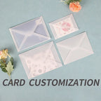 50pcs/lot Translucent Envelopes European Sulfuric Acid Paper Envelope for Wedding Invitation Business Supplies Giftbox Storage