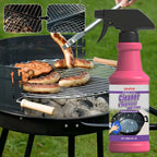 JAKEHOE 120ml Barbecue Rack Cleaner Powerful Cleaning Stubborn Grease Removes Carbon Deposits Safe Formula No Damage for Grill