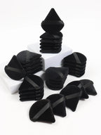 Reusable Black Triangle Velvet Powder Puff Soft Facial Blending Sponge, Multipurpose Foundation Cosmetic Sponge for Daily Makeup