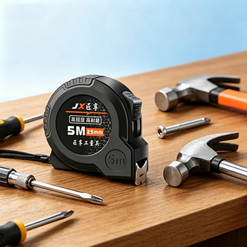 Anti drop Stainless Steel Tape Measure Heavy Duty Rugged 3 5 7.5 10 meter for Home Site DIY Flexible Retractable Measuring Tool