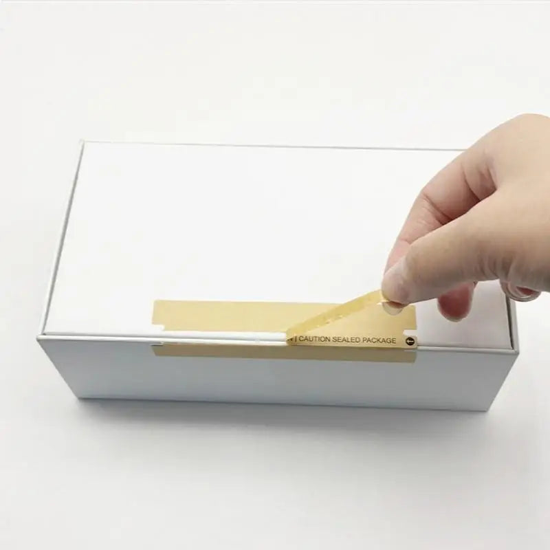 100Pcs/Roll Tamper-Proof Sealing Stickers Security Labels For Packages Mail Documents,3 X 10cm