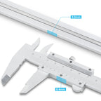 150MM 0-6" Marking Vernier Caliper High Accuracy Micrometer Stainless Steel Gauge Measuring Instrument Tools with Protective Box