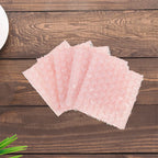 100Pcs Bubble Mailer Pouches Heart Design Shockproof Cushioning Envelopes for Electronics Glassware Mailing Moving Packaging