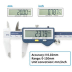 SHAHE Large Screen Digital Caliper 150/200/300mm Stainless Steel Calipers Measuring Tool Electronic Micrometer Caliper