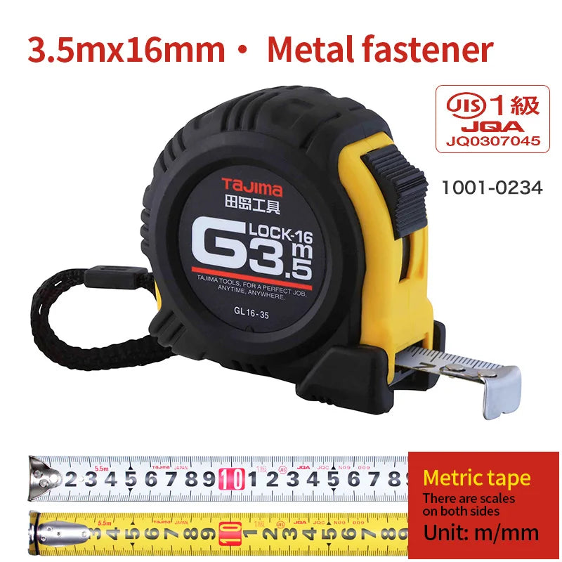 Tajima steel rubber coated non-slip steel tape measure 2 m 3.5 m 5 m 7.5 m Wear resistant tape