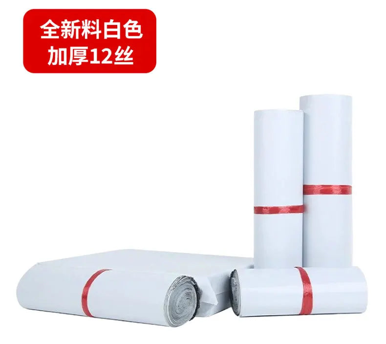 20PCS Courier Bag Envelope Green Packaging Delivery Bag Waterproof Self Adhesive Seal Pouch Mailing Bags Plastic Transport Bag