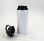 600ML Bottle with Straw DIY Customized Colorful Print LOGO for Travel Sport Team Company Promotion Kids Photo Aluminium Portable