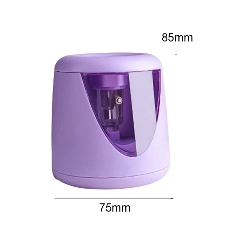 Automatic electric pencil sharpener battery kawaii cute stationery for office, student and school supplies