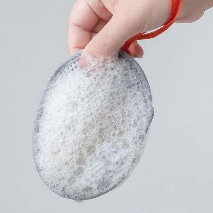 1~8PCs Soap Pocket Bag Soap Saver Pouch Body Scrubber Rough Sponge Exfoliator for Bath Shower Mesh Bar Soap Foam Lather Pouch