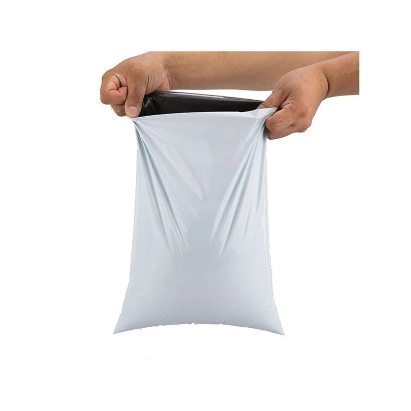 100Pcs White Poly Mailers Self-Sealing Shipping Bags Waterproof Packaging Envelopes Tear-Proof Courier Bags for Small Business