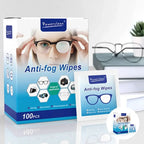 100Pcs/1-5Box Glasses Cleaner Wet Wipe Disposable Anti Fog Misting Dust Remover Cleaning Lens Wipes Sunglasses Phone Screen
