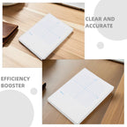 3Pcs Xy Coordinate Graph Paper Notebook Math Practice Pad for Classroom Homework Teaching Students Engineers White Grid Paper