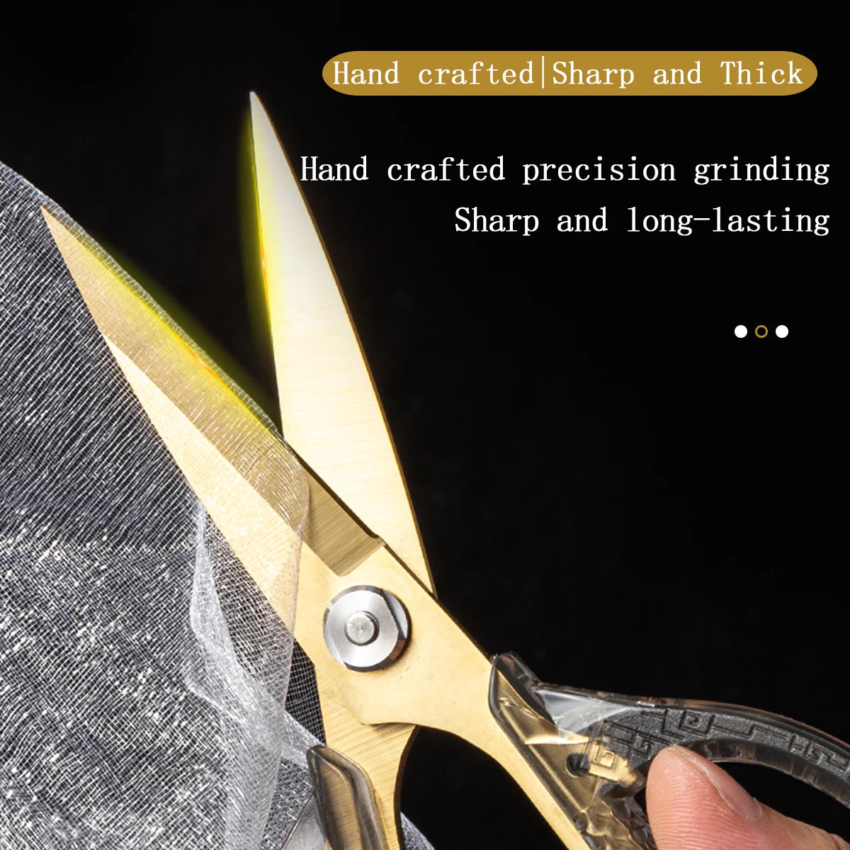 High Precision Office Scissors,Sharp Stainless Steel Blades with PP Plastic Handle for Smooth Cutting,Perfect for School、Office