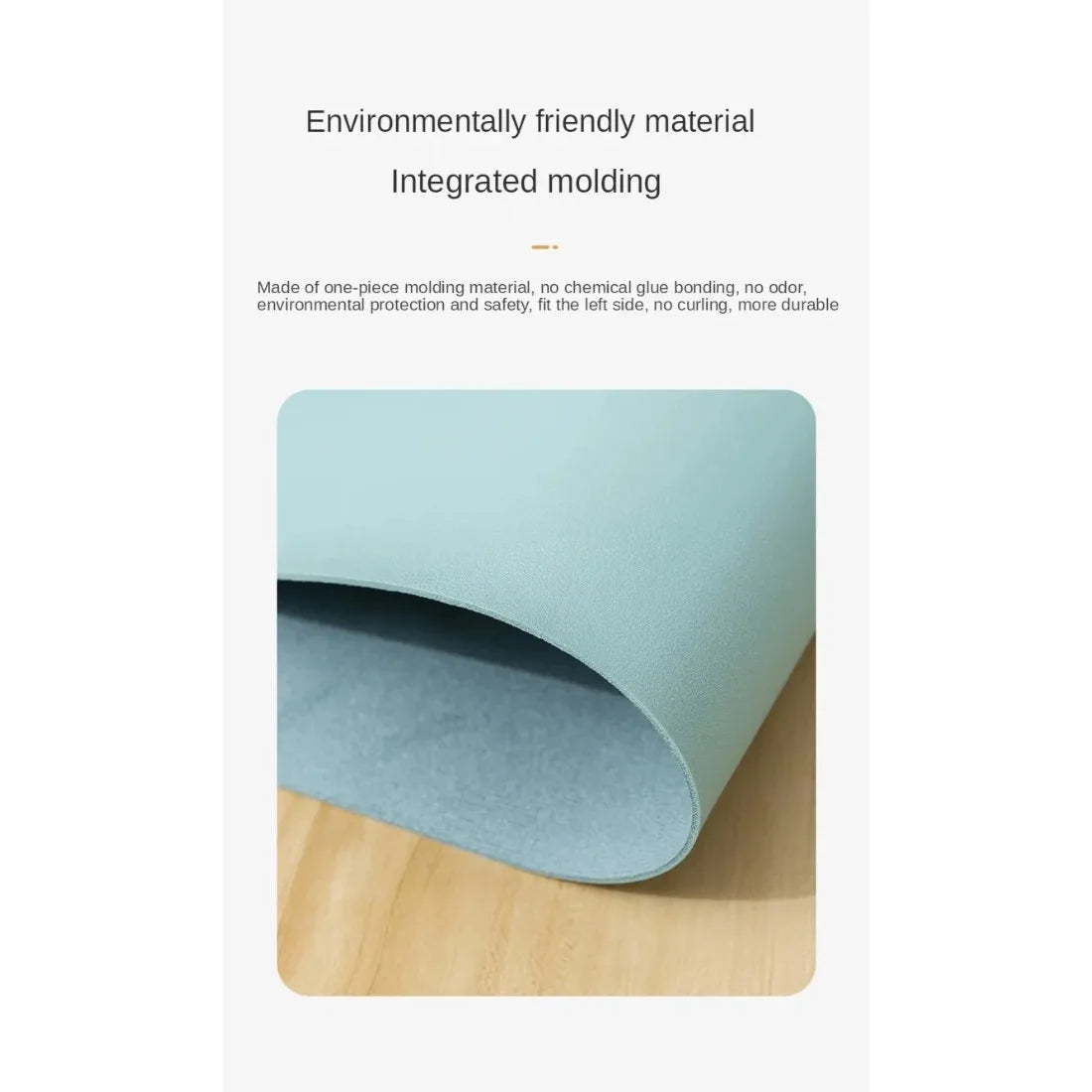 Small Mouse Pad Non-Slip Waterproof Desk Mat, Portable PU Leather Computer Pad for Office Gaming Laptop, Anti-Scratch Mousepad