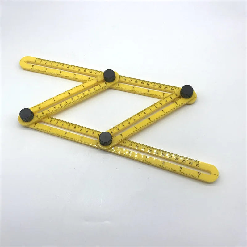 1pcs Flexible 4-Fold Ruler Portable Precision Measuring Tool for Woodworking Construction DIY Gift