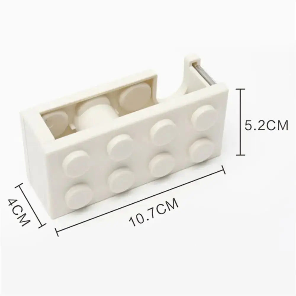 Building Block Adhesive Tape Holder Paper Tape Masking Tape Tape Dispenser Multi-color Plastic Roller Tape Holder
