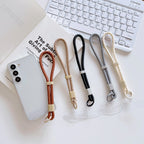 Short Adjustable Phone Strap Anti Slip Anti Fall Wrist Strap Phone Case Universal Connector Piece Accessory Lanyard Pendant
