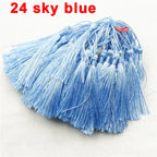 100pcs/lot 13cm Tassel Silk Fringe Silky Floss Bookmark Tassels Mini Tassels For DIY Craft Jewelry Making Souvenir Bookmarks