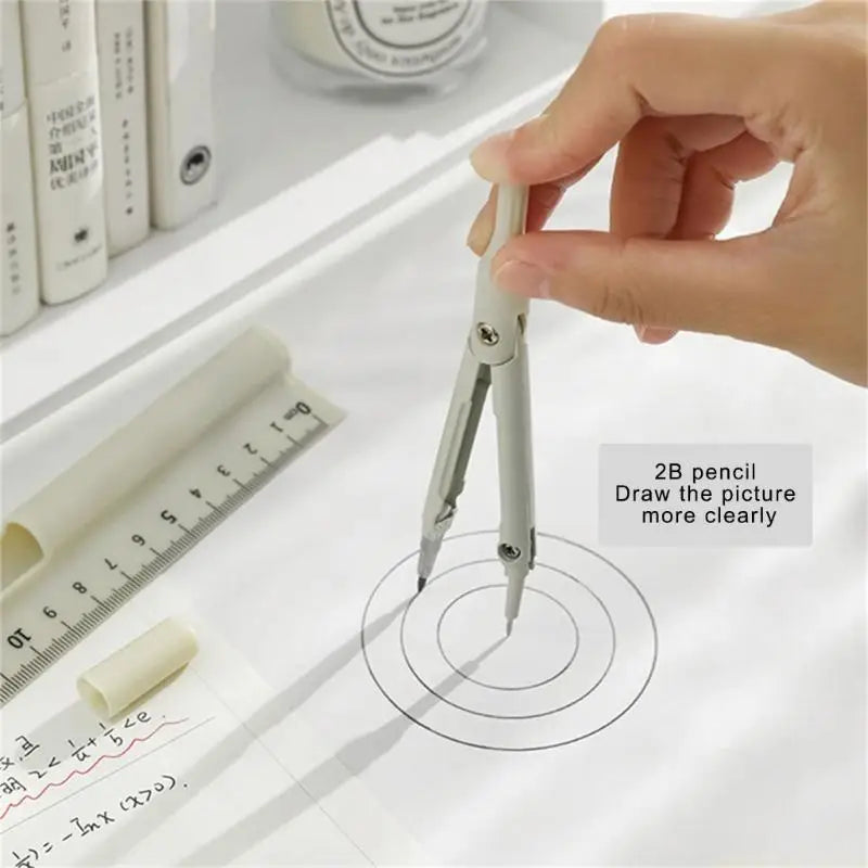 3 in 1 Drawing Ruler Tool Portable School Geometry Tool For Students