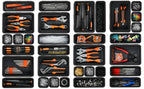 32PCS Desk Drawer Organizers 3 Size Plastic Interlocking Shallow Tool Organizer Tray Dividers Separators Storage Bins Container