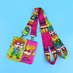 Animated Comedy Lanyard for Key Neck Strap ID Card Cell Phone Strap Badge Holder Hang Rope Keychain Accessories Gifts