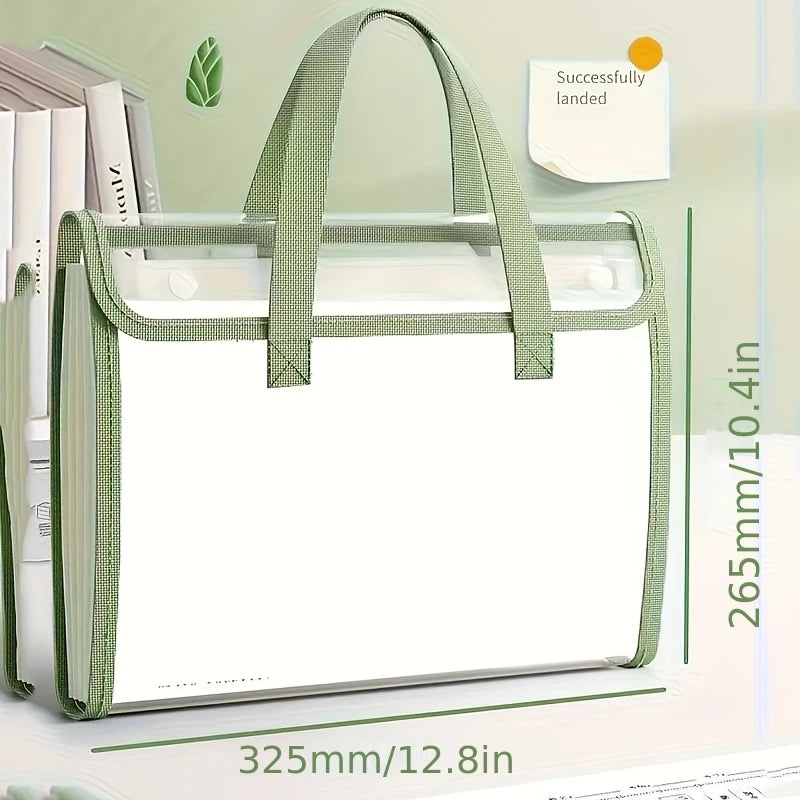Portable Expandable Accordion File Folder Has 13 Pockets and Is Suitable for A4-sizedEnvelopes,and IsSuitable for Home,OfficeUse