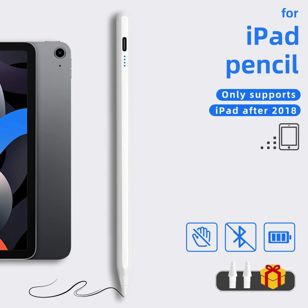 Stylus Pen for Apple IPad for IPad Pencil Accessories 2025 A16 10th 11th Gen Pro Air Mini Palm Rejection Power Display Stylus