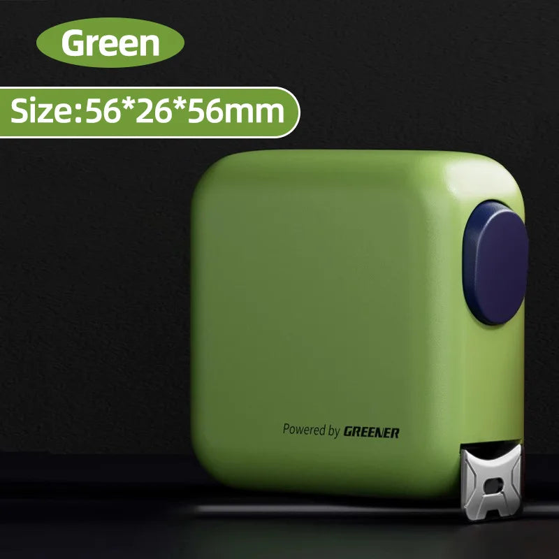 GREENERY 3/5M Meters Metric Tape Measure Fashionable Color Options Anti-Drop Self-Locking Measuring Tape Compact Accurate