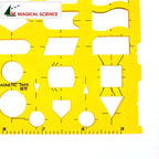 Flowchart Drawing Template K plastic Flexible Professional network flow chart symbols ruler for students JSH4351