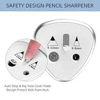 New Two-hole Electric Automatic Pencil Sharpener Switch Pencil Sharpener Home Office School Supplies Stationery Art