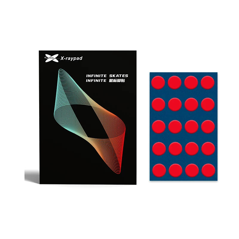 X-raypad Obsidian Control DIY Universal Dots Mouse Skates Universal 0.8mm PTFE Dots for cloth and glass mousepad