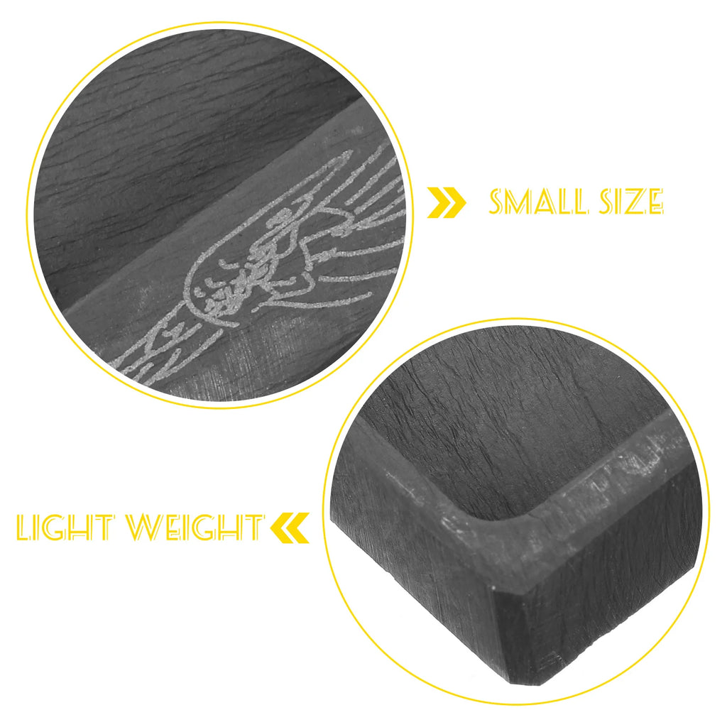 Ink Slab for Writing and Drawing Handmade Stone Material Inkslab Smooth for Beginners Collectors Decorative