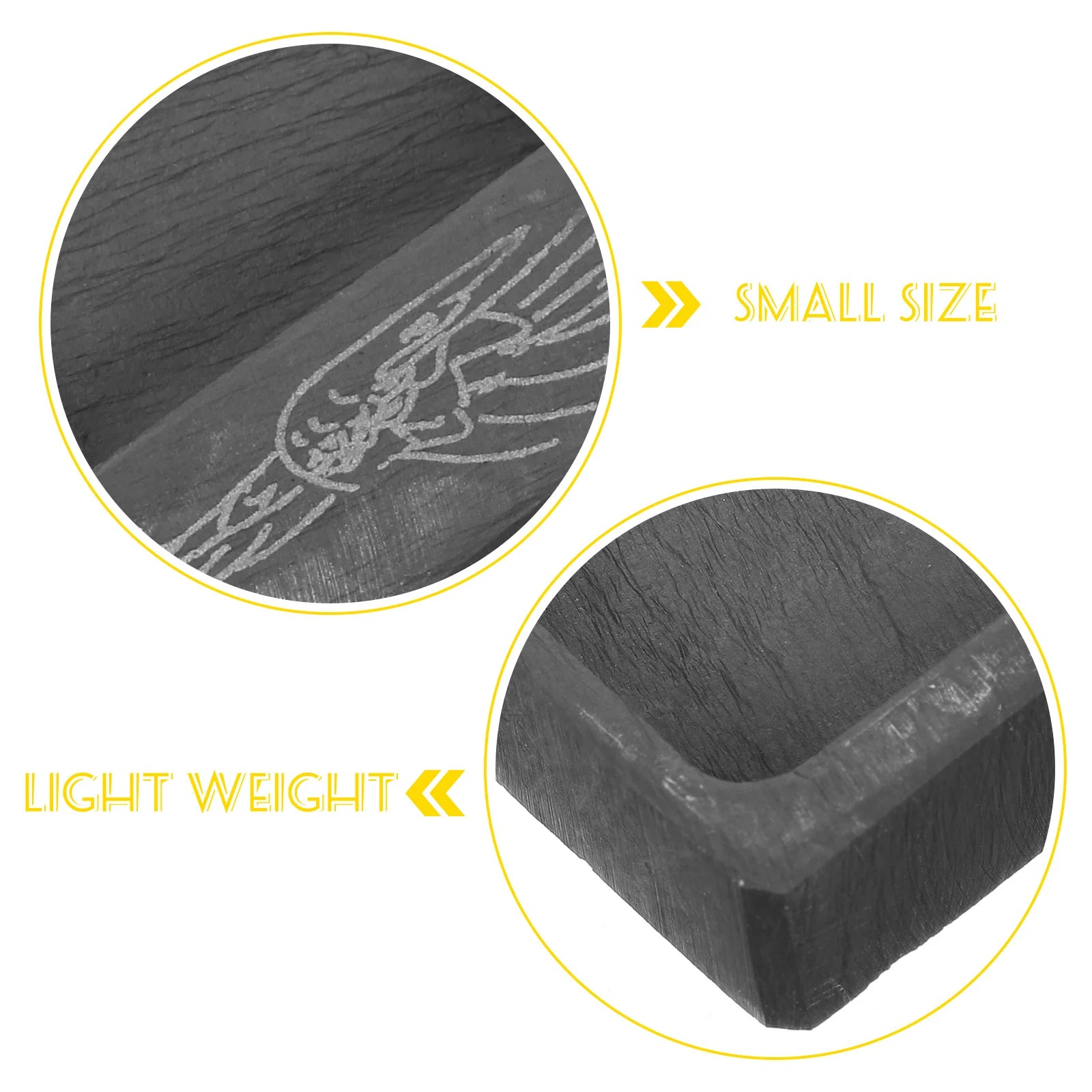 Ink Slab for Writing and Drawing Handmade Stone Material Inkslab Smooth for Beginners Collectors Decorative