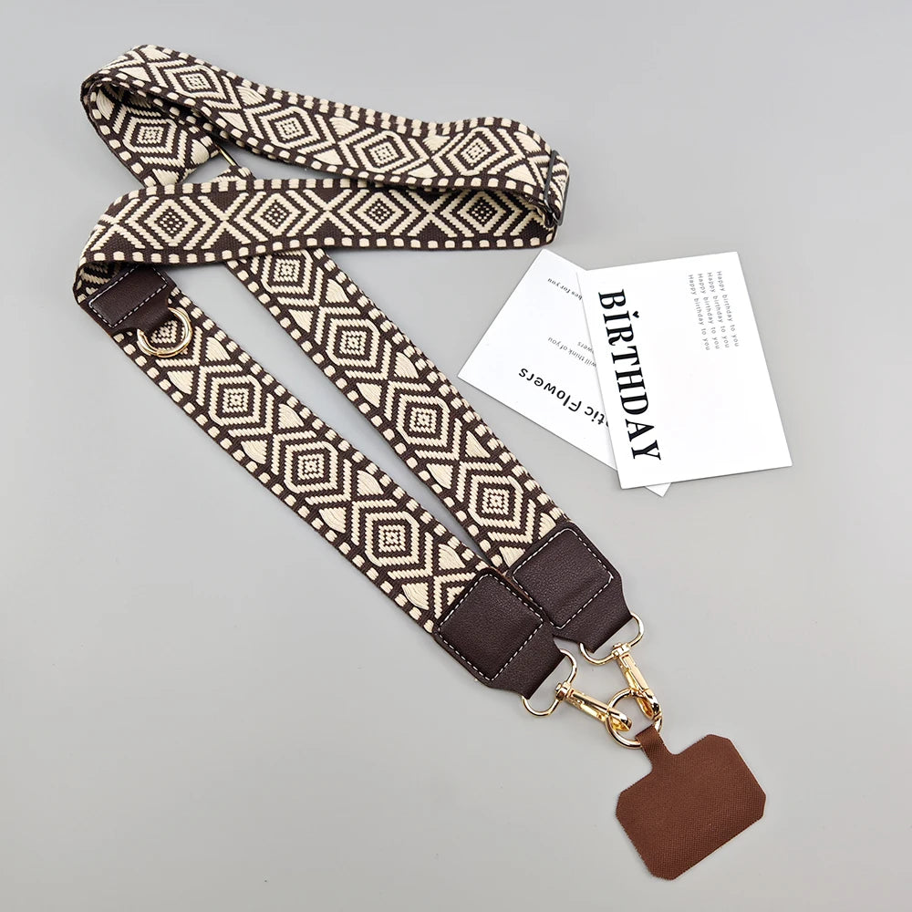 Adjustable 2-in-1 Crossbody Mobile Phone Lanyard Strap Anti-lost Cell Phone Case Rope With Universal Clip Zippered Coin Purse