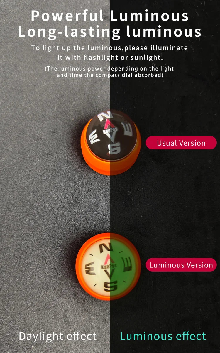 Kanpas Compass Ball/ High Quality Compass Capsule / Mini Compass Accessories / Outdoor Compass / Mini Compass Ball for Car VA-20