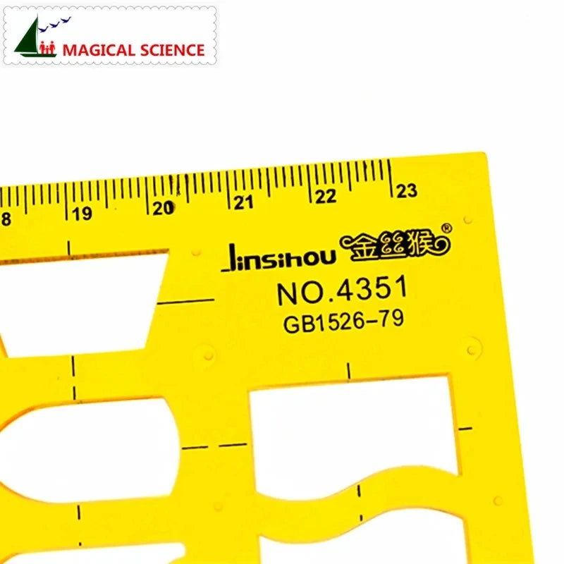 Flowchart Drawing Template K plastic Flexible Professional network flow chart symbols ruler for students JSH4351