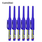 Lot 45mm Waterproof Long Head Nib Deep Hole Markers Pen Tile Carpenter Pen Multi-purpose for Woodworking Black/Blue/Red Ink