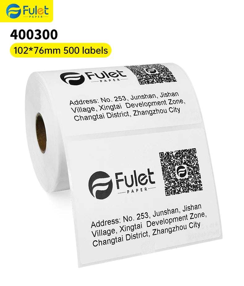 102mmx76mm Thermal Label Roll 4"x3" Inch Waterproof Thermo Etiquetas Barcode 4x3 Inch Direct Thermal Sticker Shipping Label