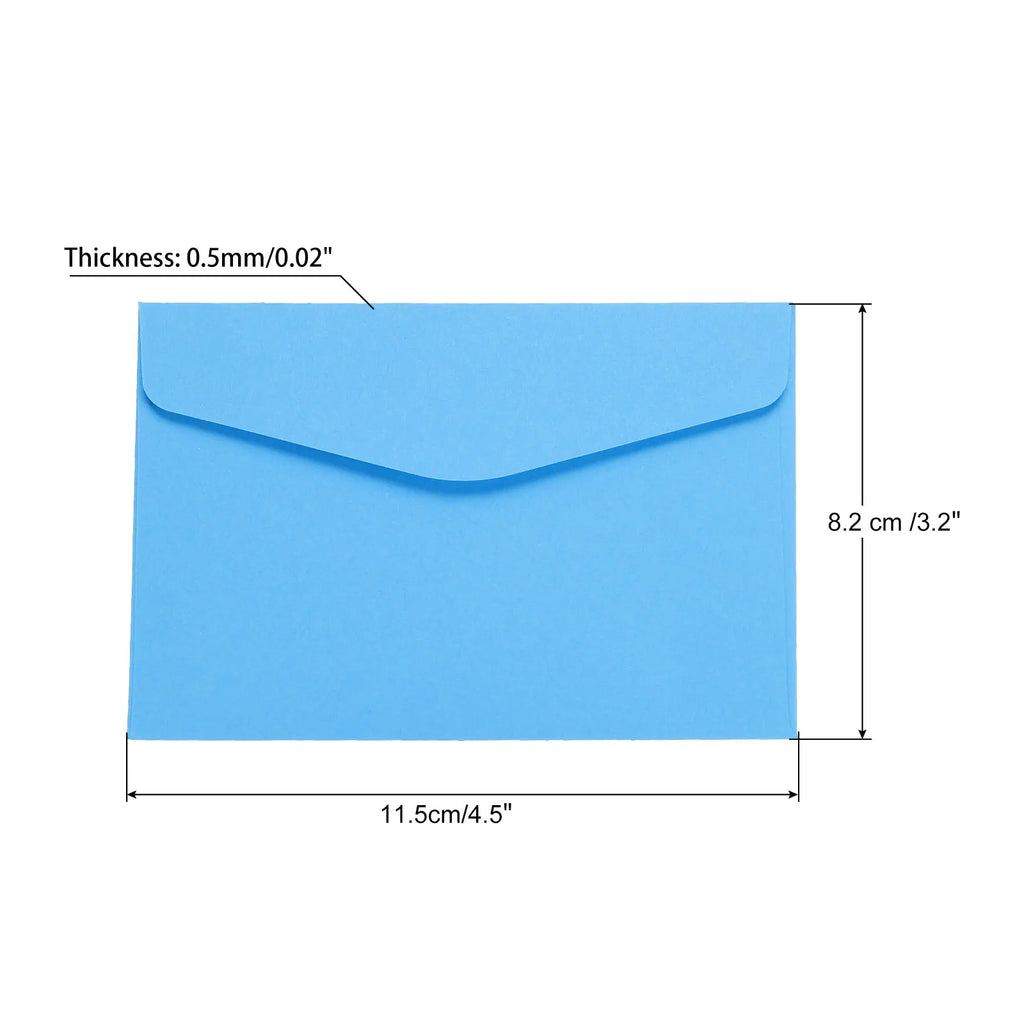 60Pcs 115x82mm Colorful Blank Mini Paper Envelopes Wedding Party Invitation Greeting Cards Gift Cover New Year Greeting Envelope