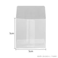 50pcs/lot Translucent Mini Envelope Jewelry Storage Bag for Card Earring Necklace Gift Packaging Bags Wedding Wedding Envelopes