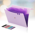 Expanding File Folders, A4 Size Accordion File Organizer, 7 Pockets Folders for Documents, for School Office Supplies
