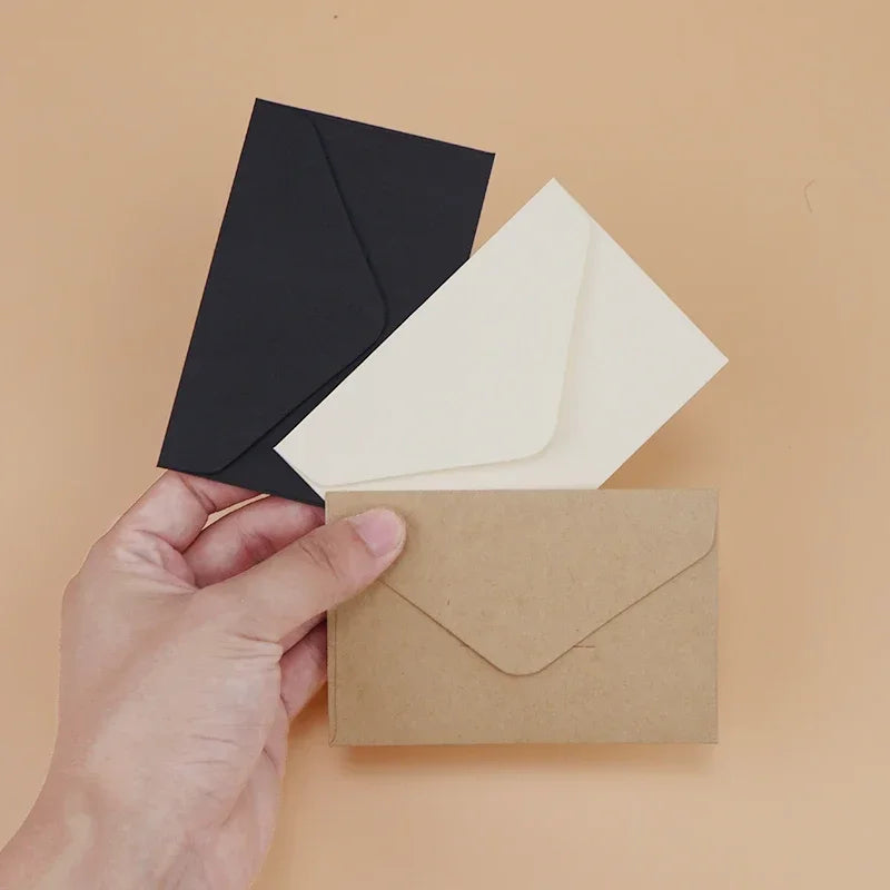 10/20/40/80PCS Gift Envelope Blank Mini Paper Window Envelopes Wedding Invitation Envelope Envelopes for Letters  Mailers
