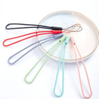 5PCS Silicone Phone Strap Portable Hand Wrist Lanyard Chain for IPhone Xiaomi Samsung Universal Phone Anti-Lost Ropes