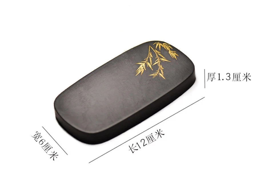 Natural Raw Stone Ink Stone Traditional Painting Calligraphy Writing Grinding Inkslab Chinese Style Vintage Desktop Ornaments