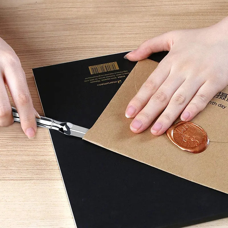 Letter Silver Mail Envelope Hand Slitter Opener