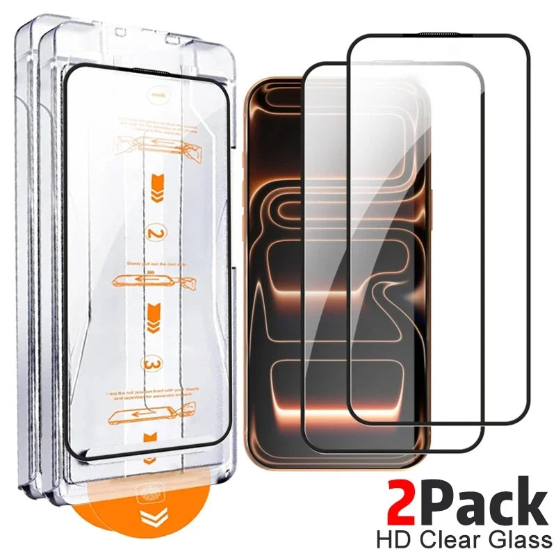 Easy Install Tempered Glass Privacy Screen Protectors for IPhone 17/17 Air/17 Pro/17 ProMax Anti-spy Auto Alignment Kit Film